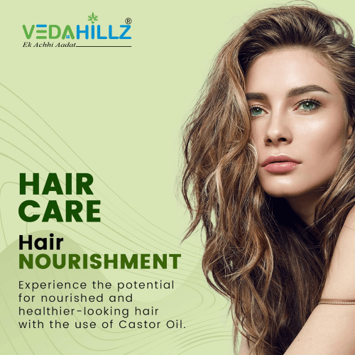 Vedahillz Cold Pressed Castor Oil Sourced from Premium Natural Seeds
